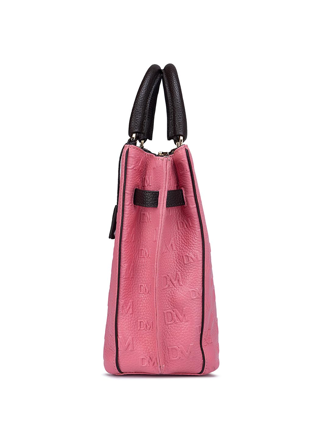 Da Milano Genuine Leather Pink Ladies Bag 