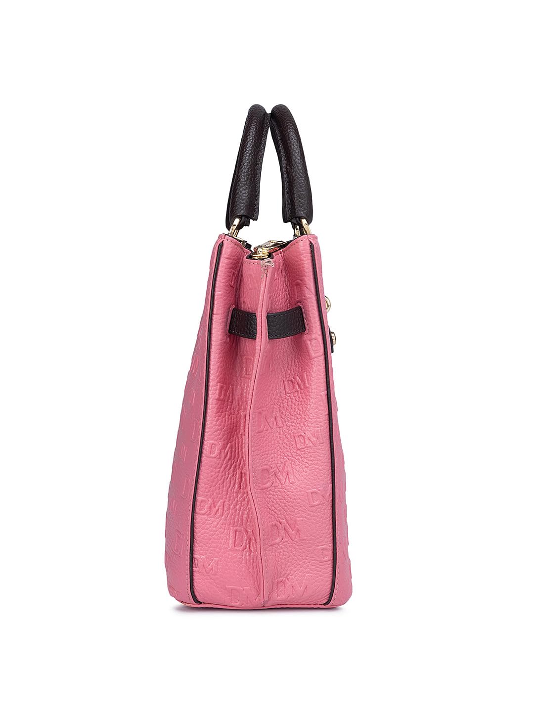 Da Milano Genuine Leather Pink Ladies Bag 