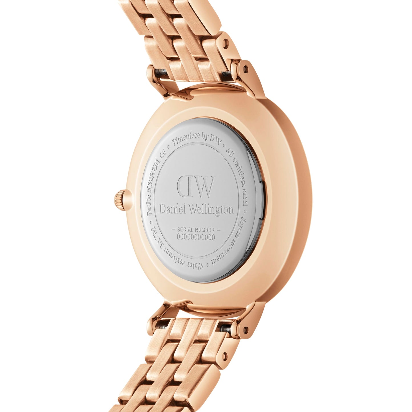 Daniel Wellington Petite Lumine 28 5-Link Pink Women Analogue Watch 