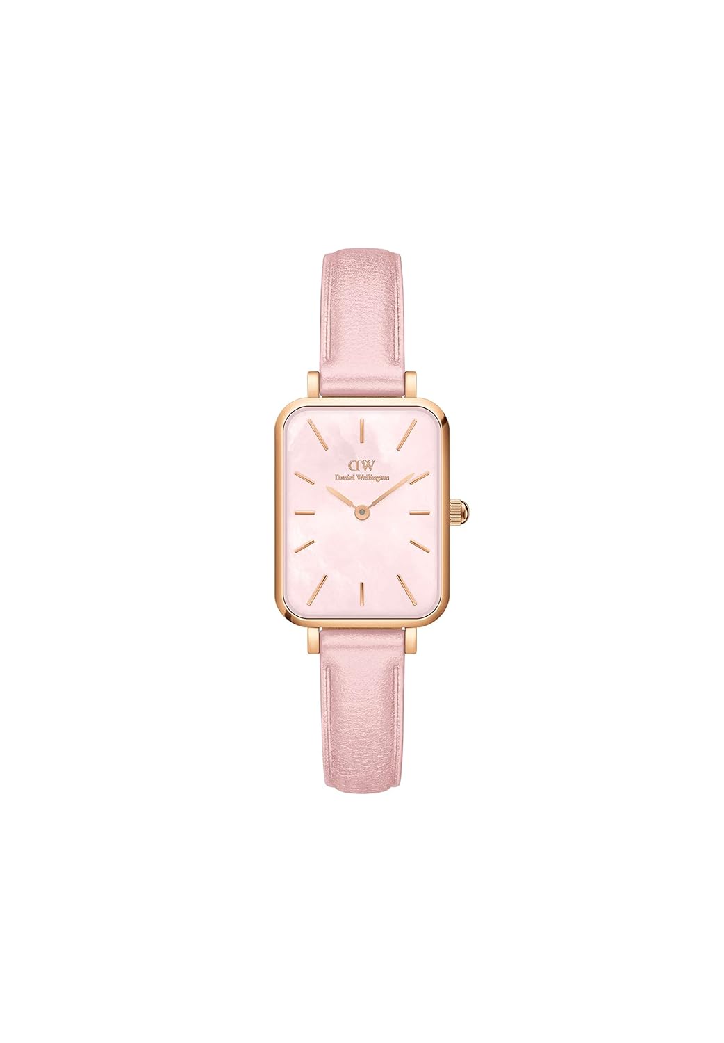 Daniel Wellington Quadro Cherry Blossom Pink Women Analogue Watch 