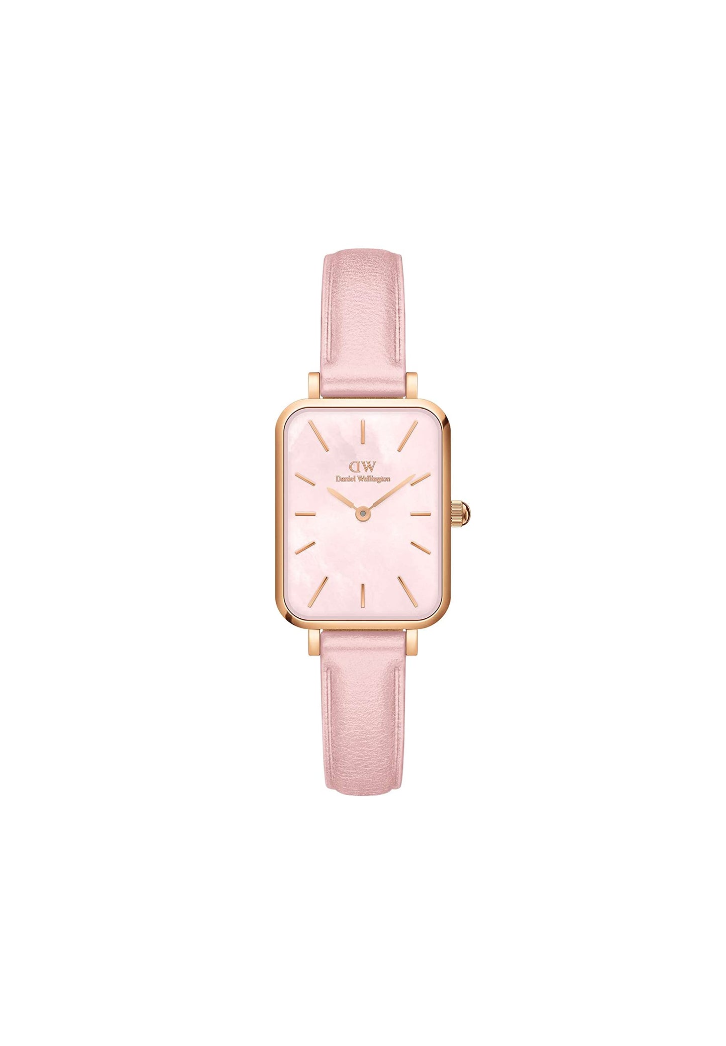 Daniel Wellington Quadro Cherry Blossom Pink Women Analogue Watch 