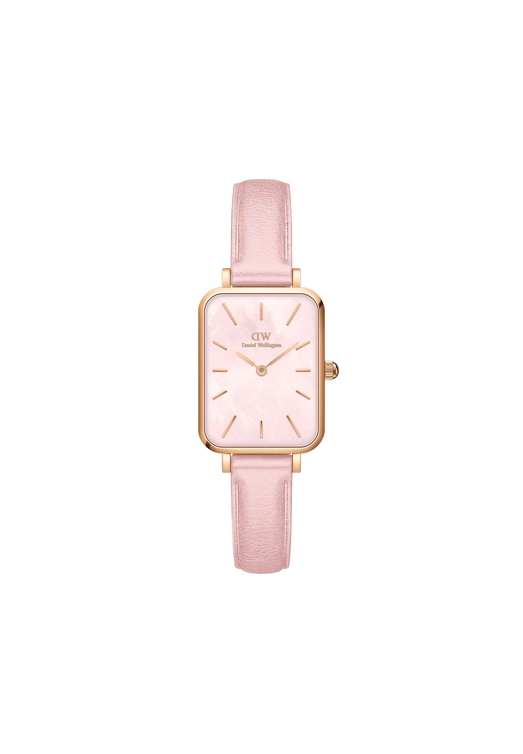 Daniel Wellington Quadro Cherry Blossom Pink Women Analogue Watch 