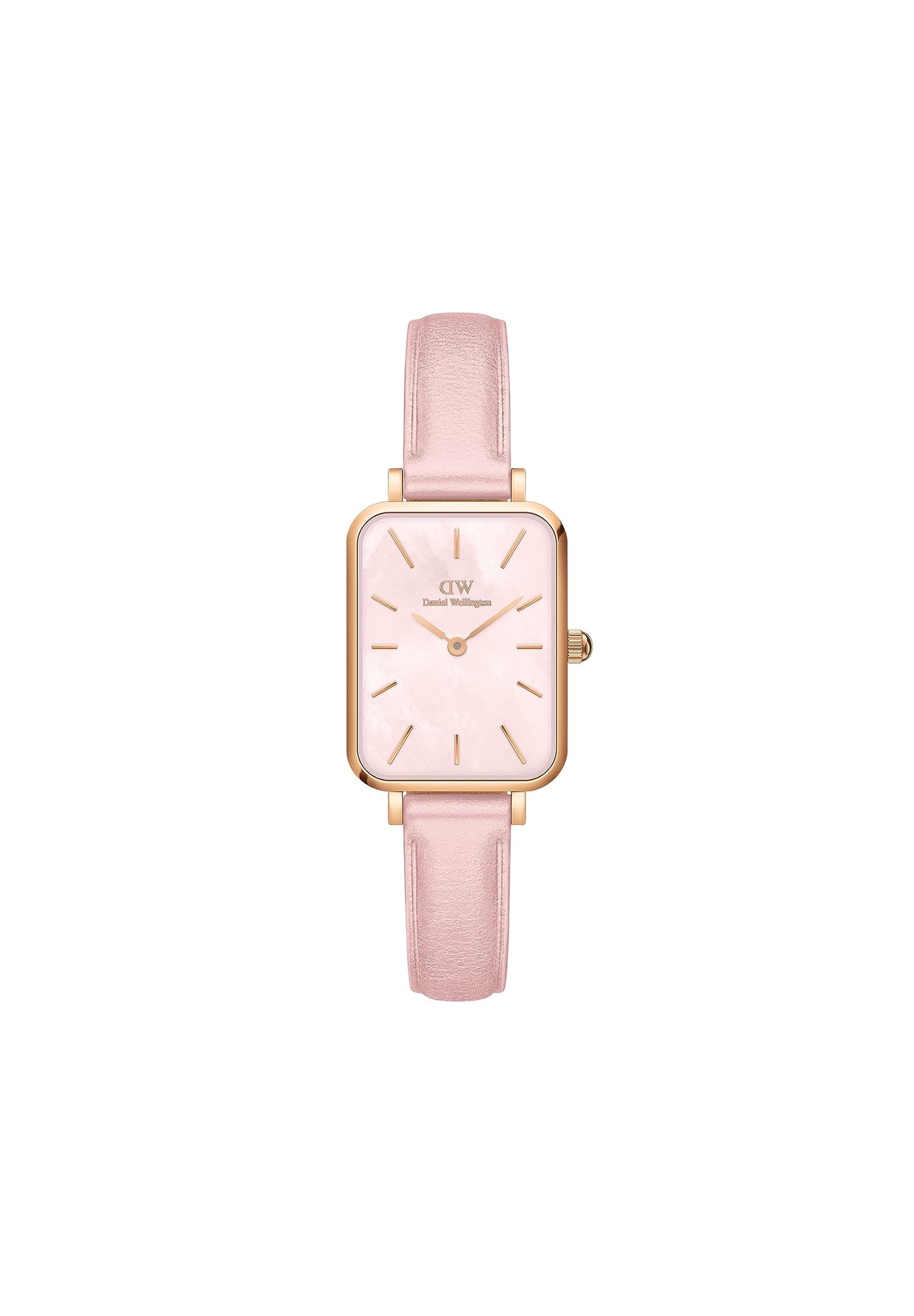 Daniel Wellington Quadro Cherry Blossom Pink Women Analogue Watch 