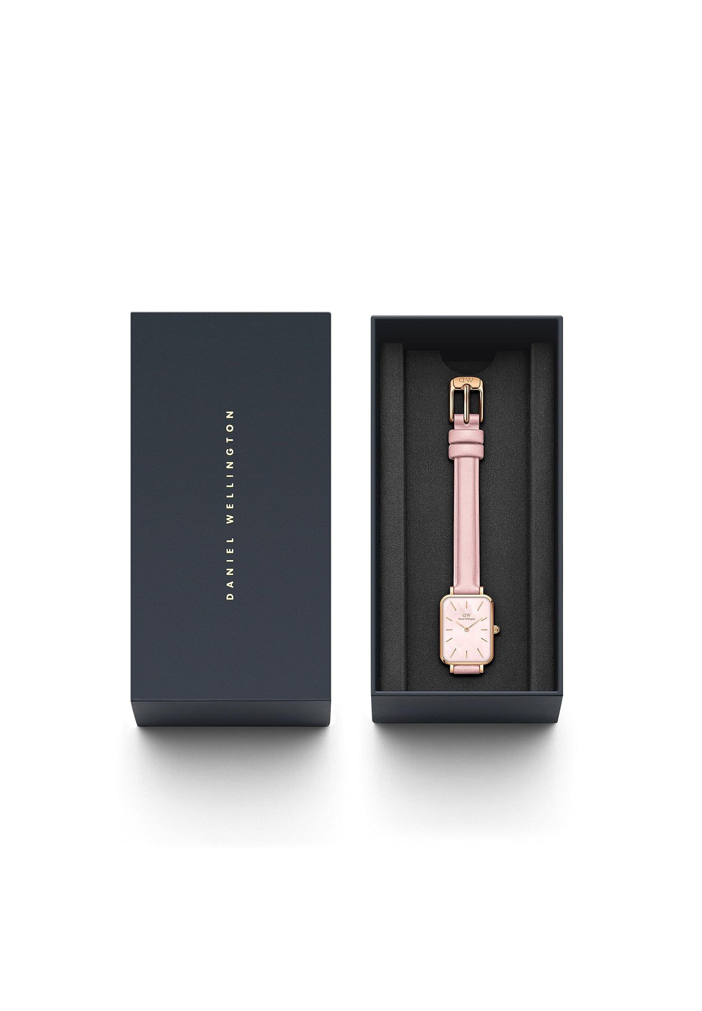 Daniel Wellington Quadro Cherry Blossom Pink Women Analogue Watch 