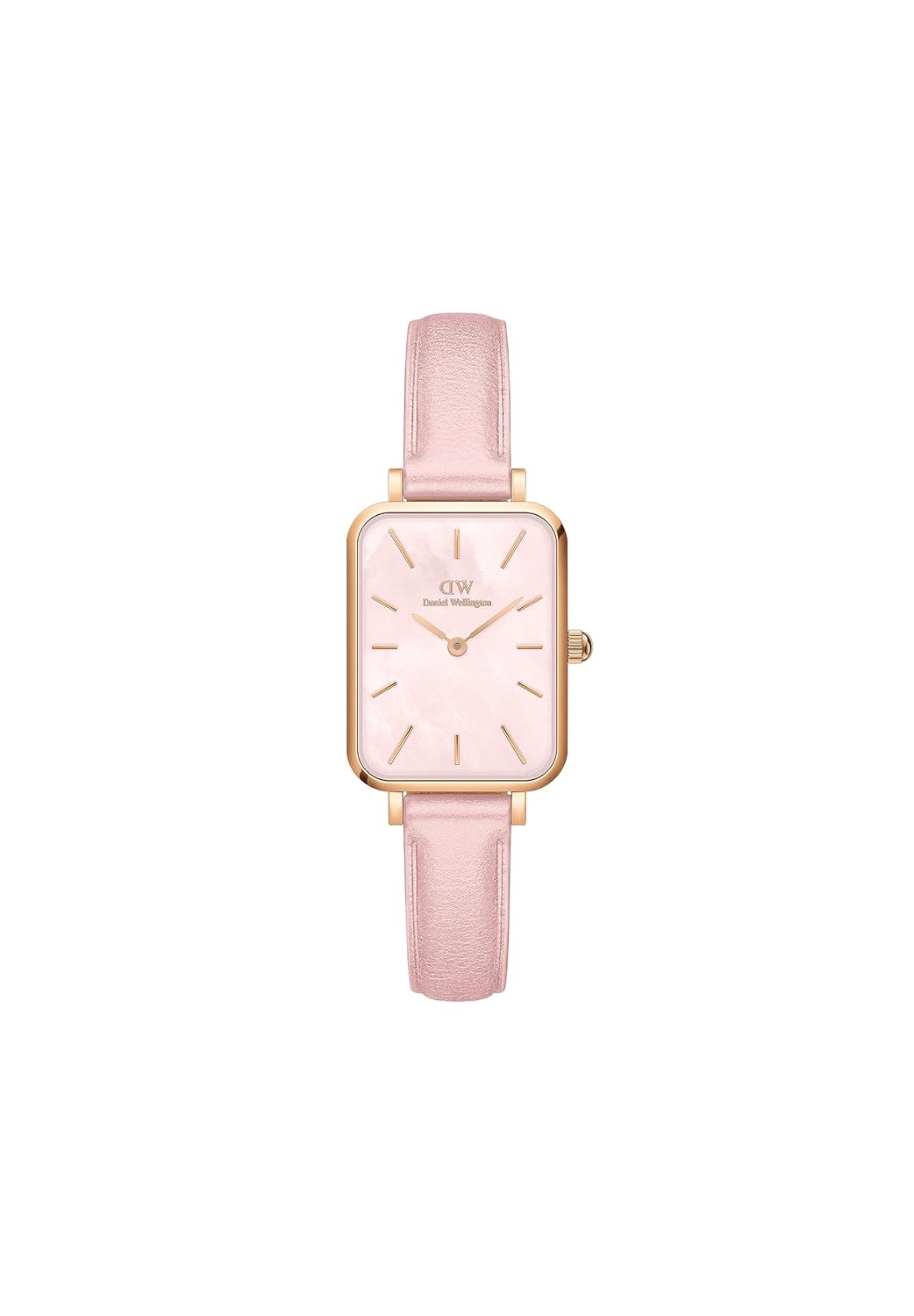 Daniel Wellington Quadro Cherry Blossom Pink Women Analogue Watch 