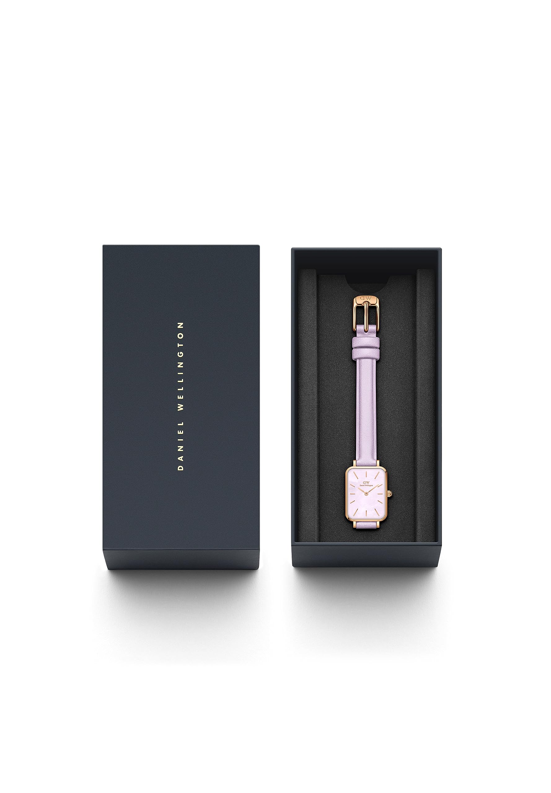 Daniel Wellington Quadro Lavender Purple Women Analogue Watch 