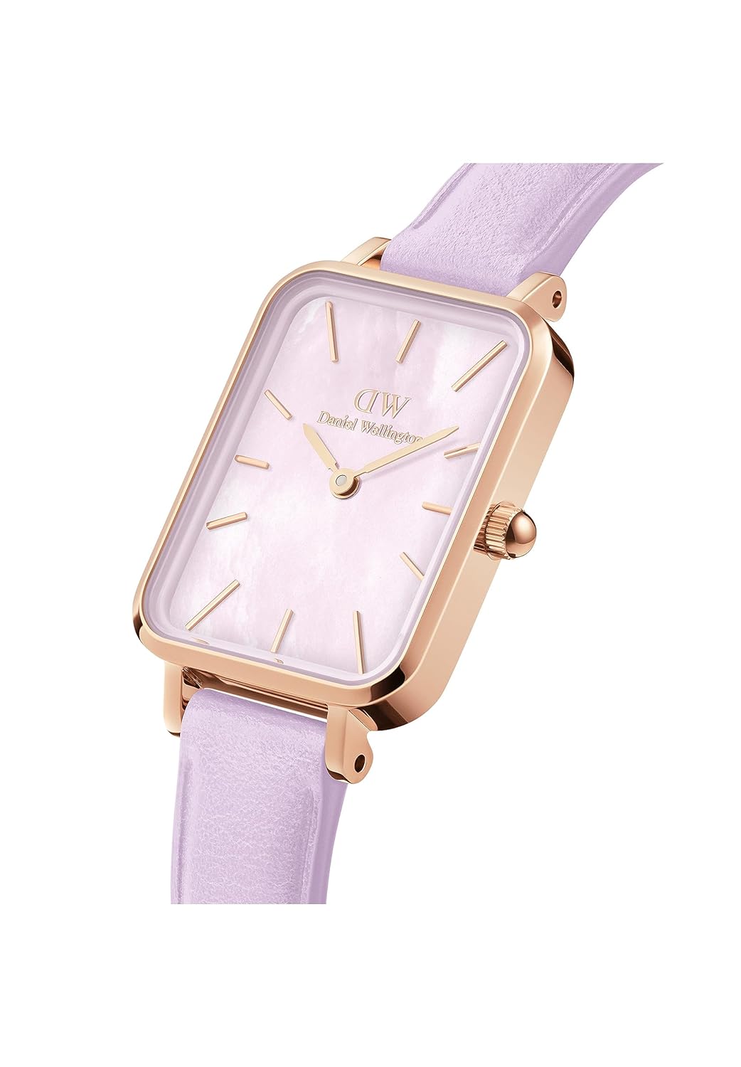 Daniel Wellington Quadro Lavender Purple Women Analogue Watch 