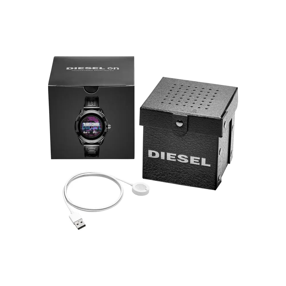 Diesel Fadelite Digital Black Dial Men's Watch 