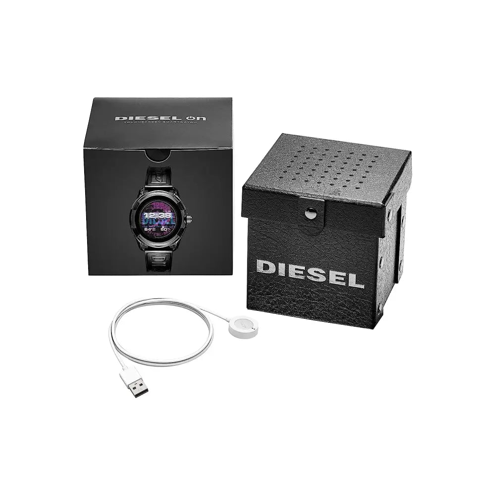 Diesel Fadelite Digital Black Dial Men's Watch 