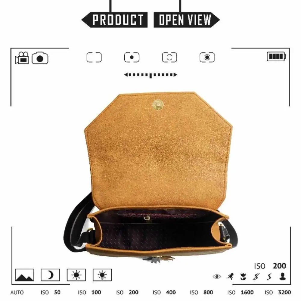 Disan's Corner Sling Latest style Handbag (Tan) 