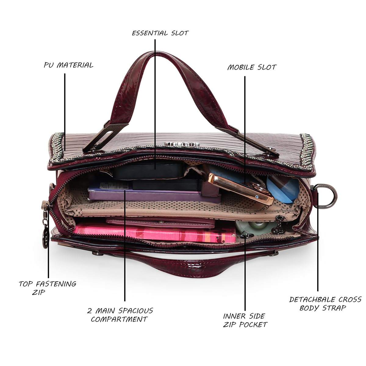 Review of #Esbeda 3D Embossed Bag - Best Fashionable Sling Bag (2021) -  YouTube
