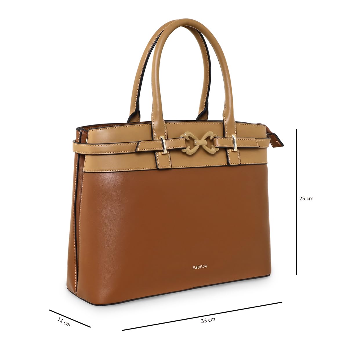 ESBEDA Burgundy Color Croco Embossed Glossy Handbag For Women – SaumyasStore