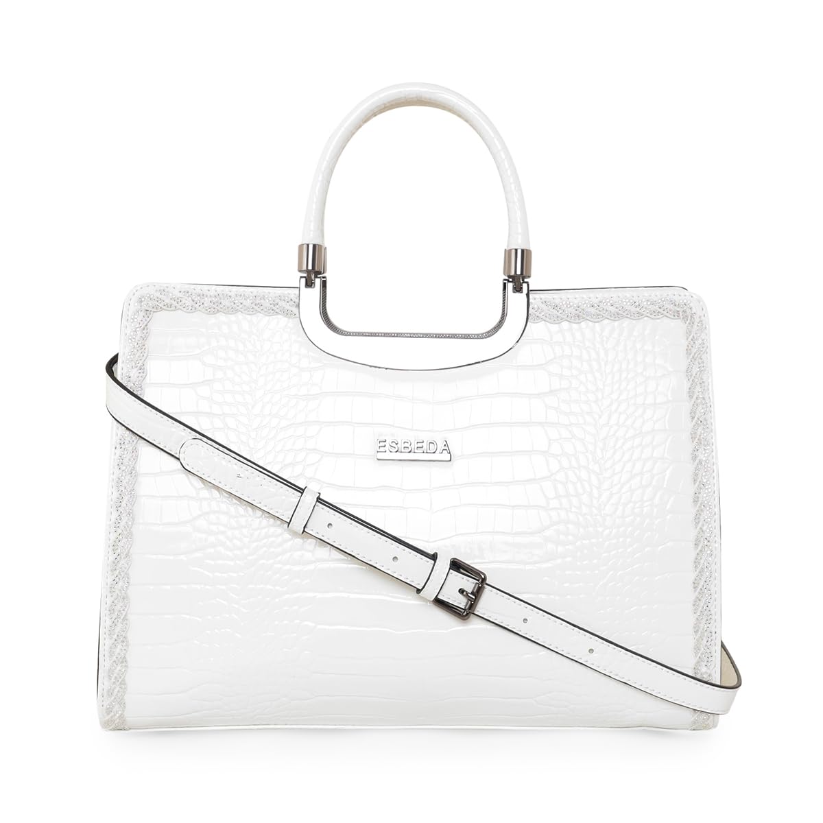 Buy ESBEDA Brown Color Glitter Top Handle handbag For Womens (T00100001-39)  Online at Best Prices in India - JioMart.