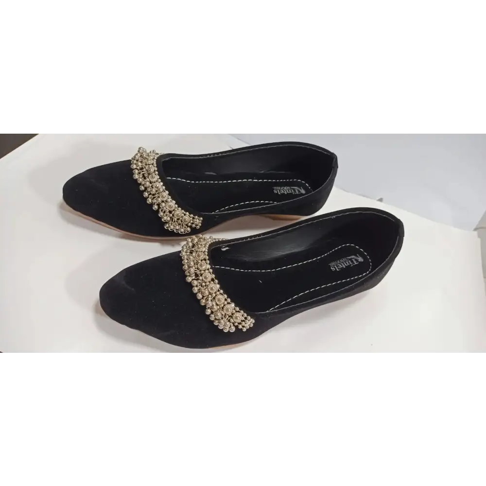 Elegant Rubber Self Design Fashion Flats For Women 