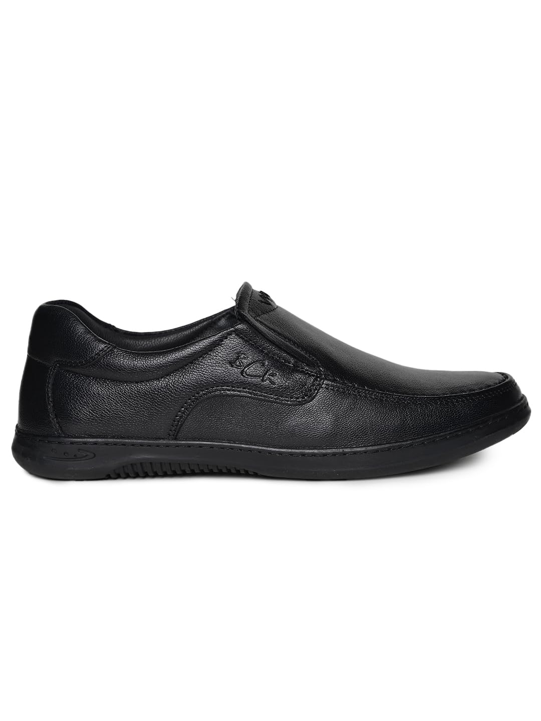 Errol Genuine Leather Casual Shoes for Mens (Black, 40) 