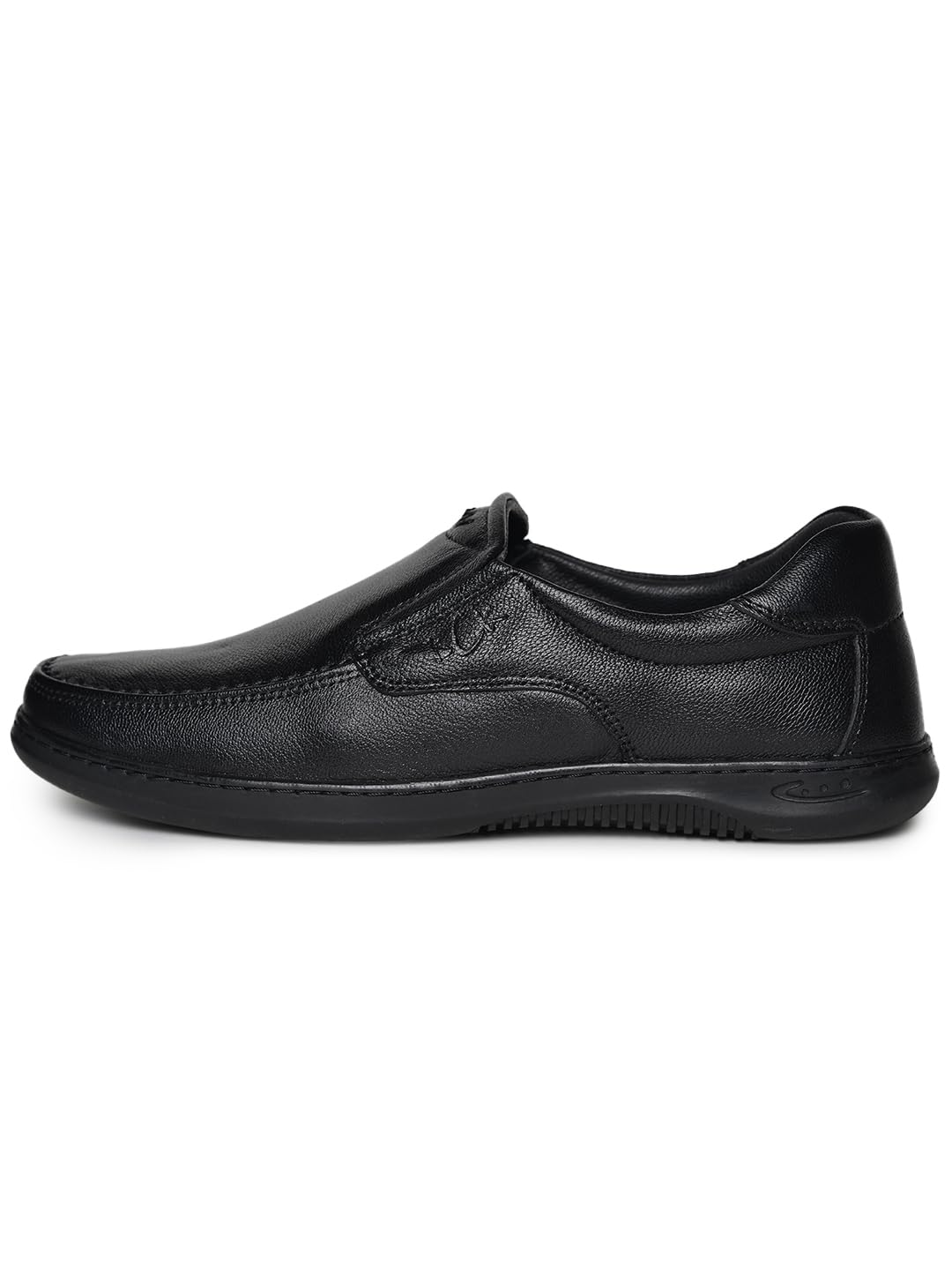 Errol Genuine Leather Casual Shoes for Mens (Black, 40) 