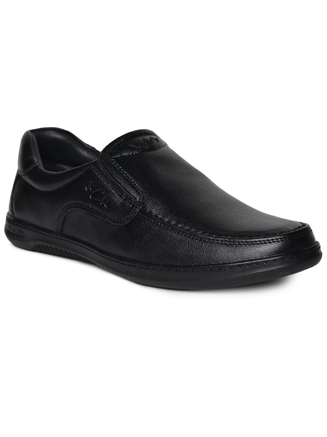 Errol Genuine Leather Casual Shoes for Mens (Black, 41) 