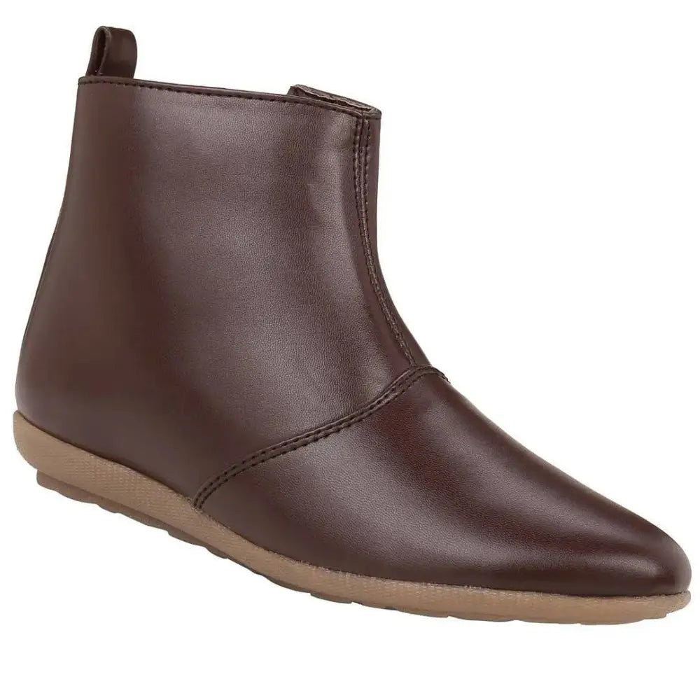 Exotique Women's Brown Casual Boots 
