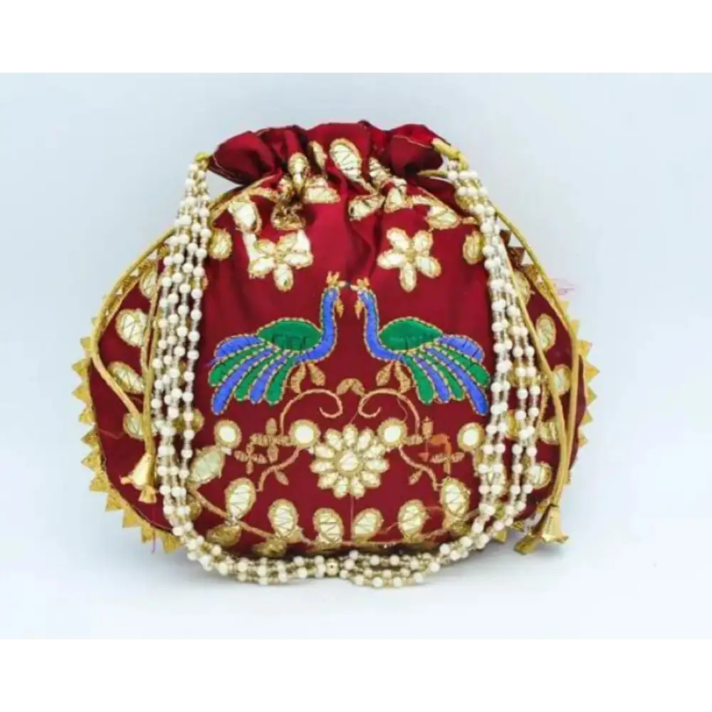 Fancy Embroidered Potli Bag For Women 