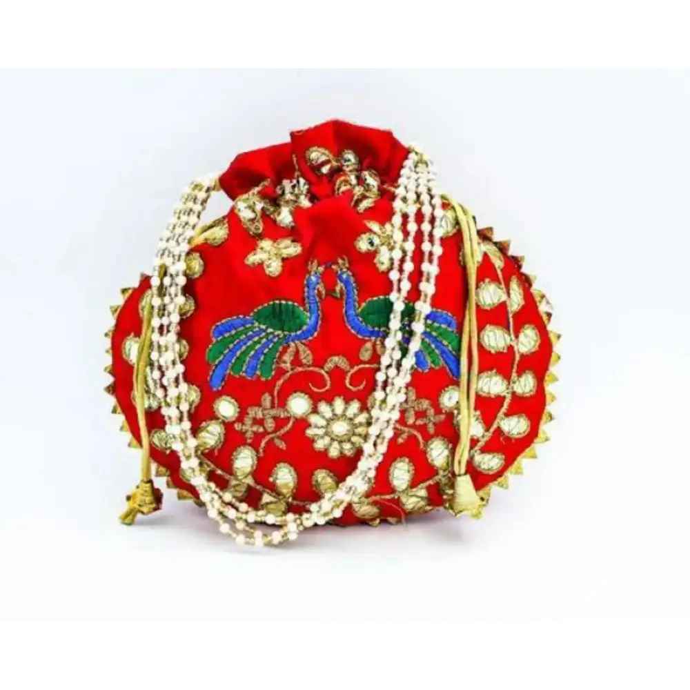 Fancy Embroidered Potli Bag For Women 