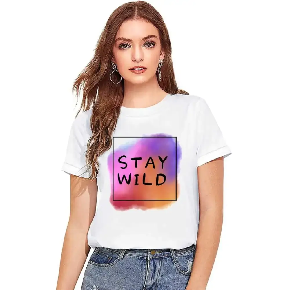 Fancy Polyester T-shirts for Women 