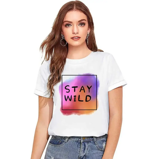 Fancy Polyester T-shirts for Women 