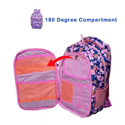 Fans Imported Backpacks for School Travel Bag Korean Casual Backpack Multicolour (180 Degree open) 