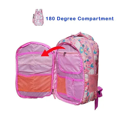 Fans Imported Backpacks for School Travel Bag Korean Casual Backpack Multicolour (180 Degree open) 