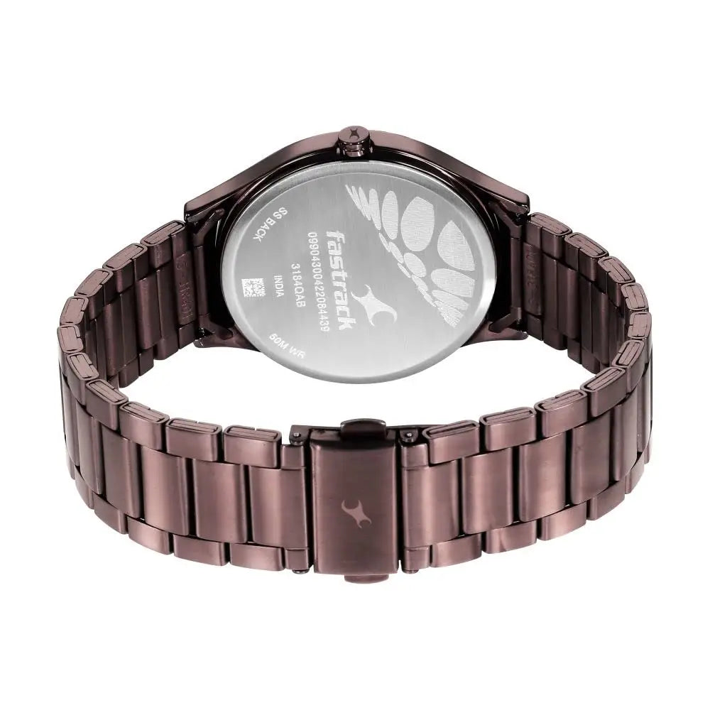 Fastrack Analog Brown Dial Men's Watch 