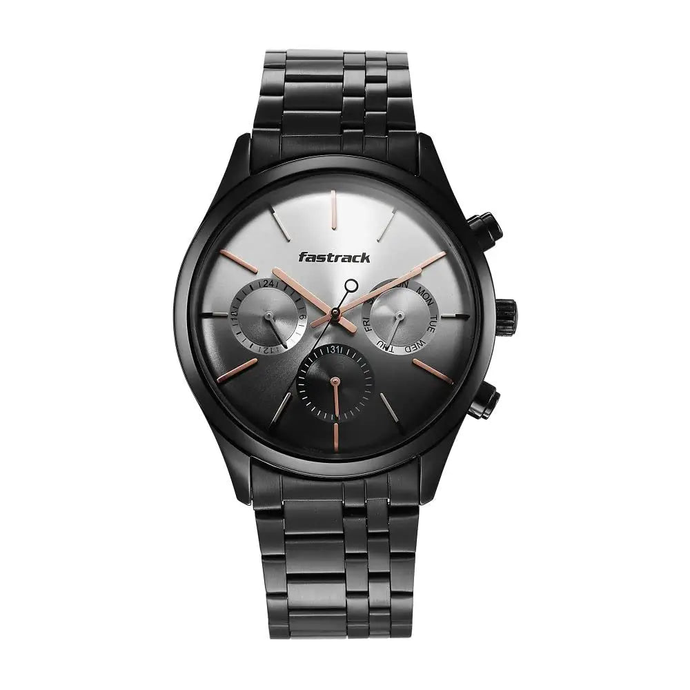 Fastrack Analog Silver Dial Men's Watch 