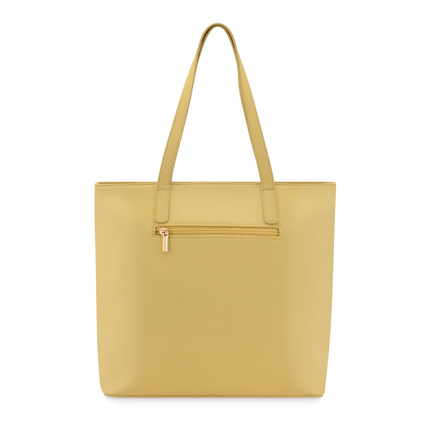 Fastrack Butter Yellow Work Tote Bag for Women 