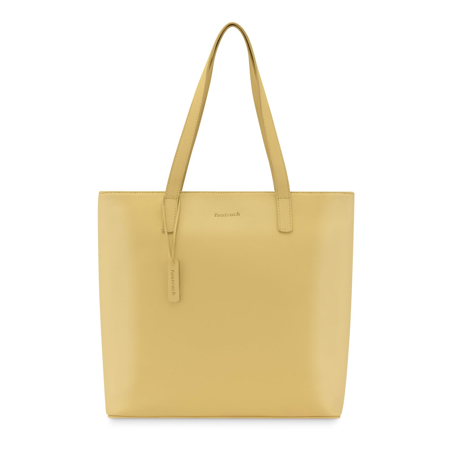 Fastrack Butter Yellow Work Tote Bag for Women 