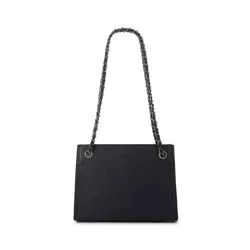 Fastrack Casual Shoulder Bag with Top Zipper Closure for Girls, Medium Size with Internal Zipper Pocket, Made with Premium Faux Leather, Versatile and Durable Design SaumyasStore