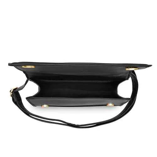 Fastrack Casual Shoulder Bag with Zipper and Magnet Closure for Girls, Medium Size with Internal Zipper Pocket, Made with Premium Faux Leather SaumyasStore