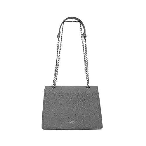 Fastrack Casual Sling Bag with Lock Closure for Girls, Medium Size with Internal Organiser, Handheld Design and Metal Chain Sling SaumyasStore