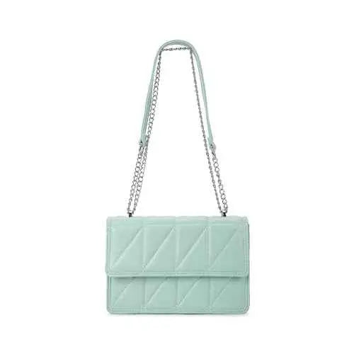 Fastrack Casual Sling Bag with Magnet Button Closure for Girls, Small Size with Internal Organiser, Handheld Design and Metal Chain Sling SaumyasStore