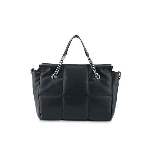 Fastrack Puff It Up Satchel | Faux-Leather Women's Handbags | Satchel for Casual Carry SaumyasStore