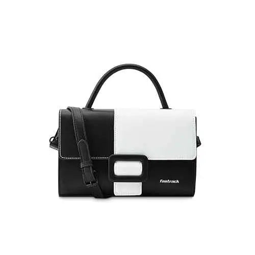 Fastrack Snap and Style Satchel | Faux-Leather Women's Handbags | Satchel for Casual Carry SaumyasStore