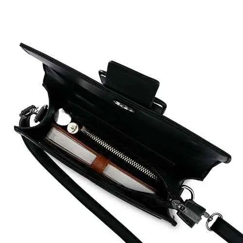 Fastrack Solid Structured Satachel | Faux-Leather Women's Handbags | Satchel for Casual Carry SaumyasStore