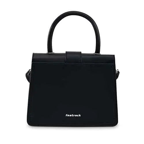 Fastrack Solid Structured Satachel | Faux-Leather Women's Handbags | Satchel for Casual Carry SaumyasStore