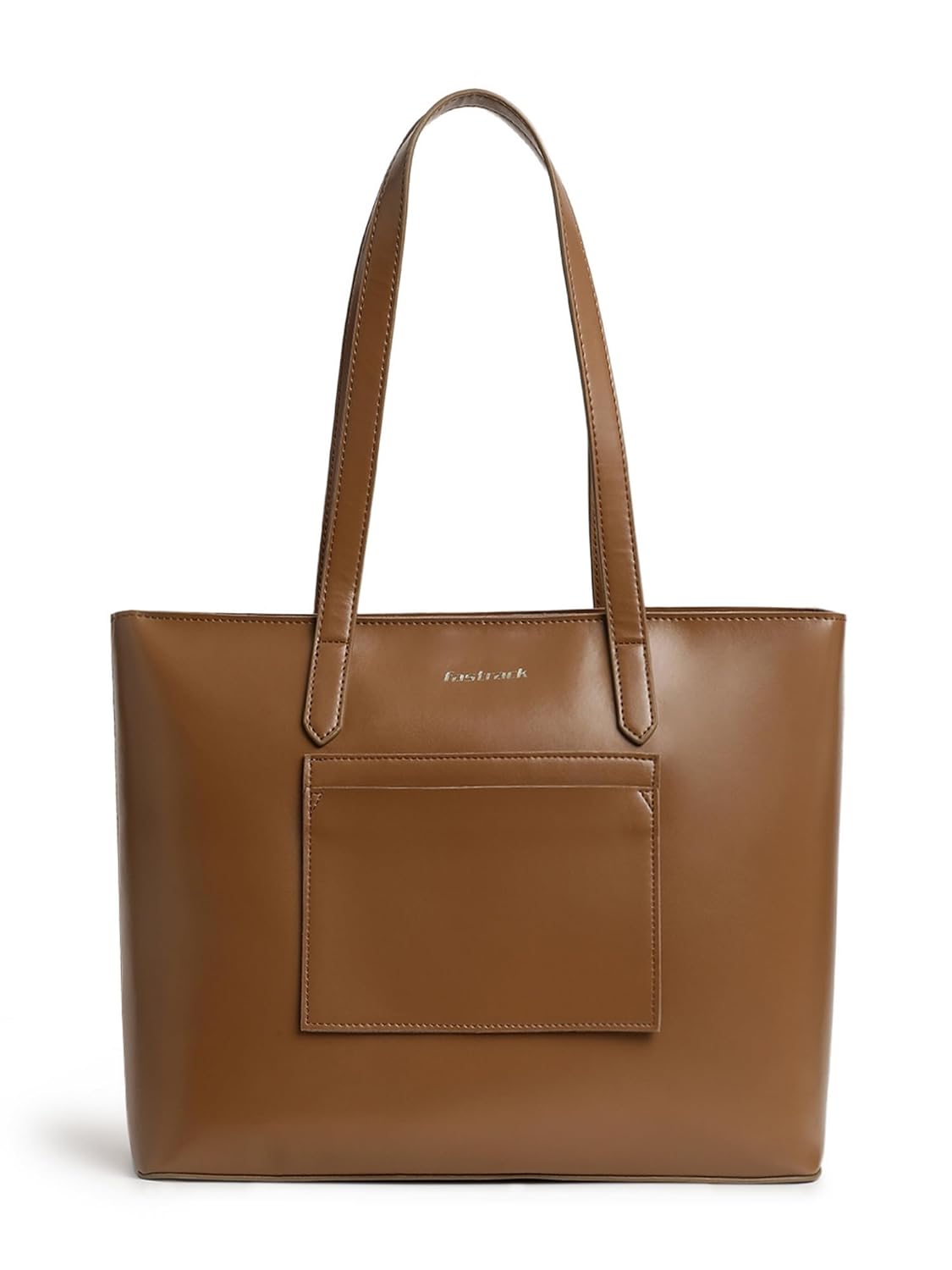 Fastrack Tan College Tote Bag for Women 