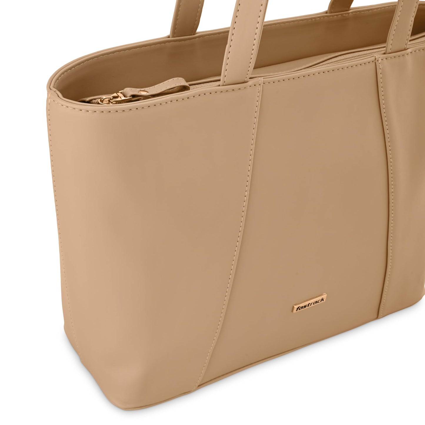 Fastrack Taupe Tote For Women 