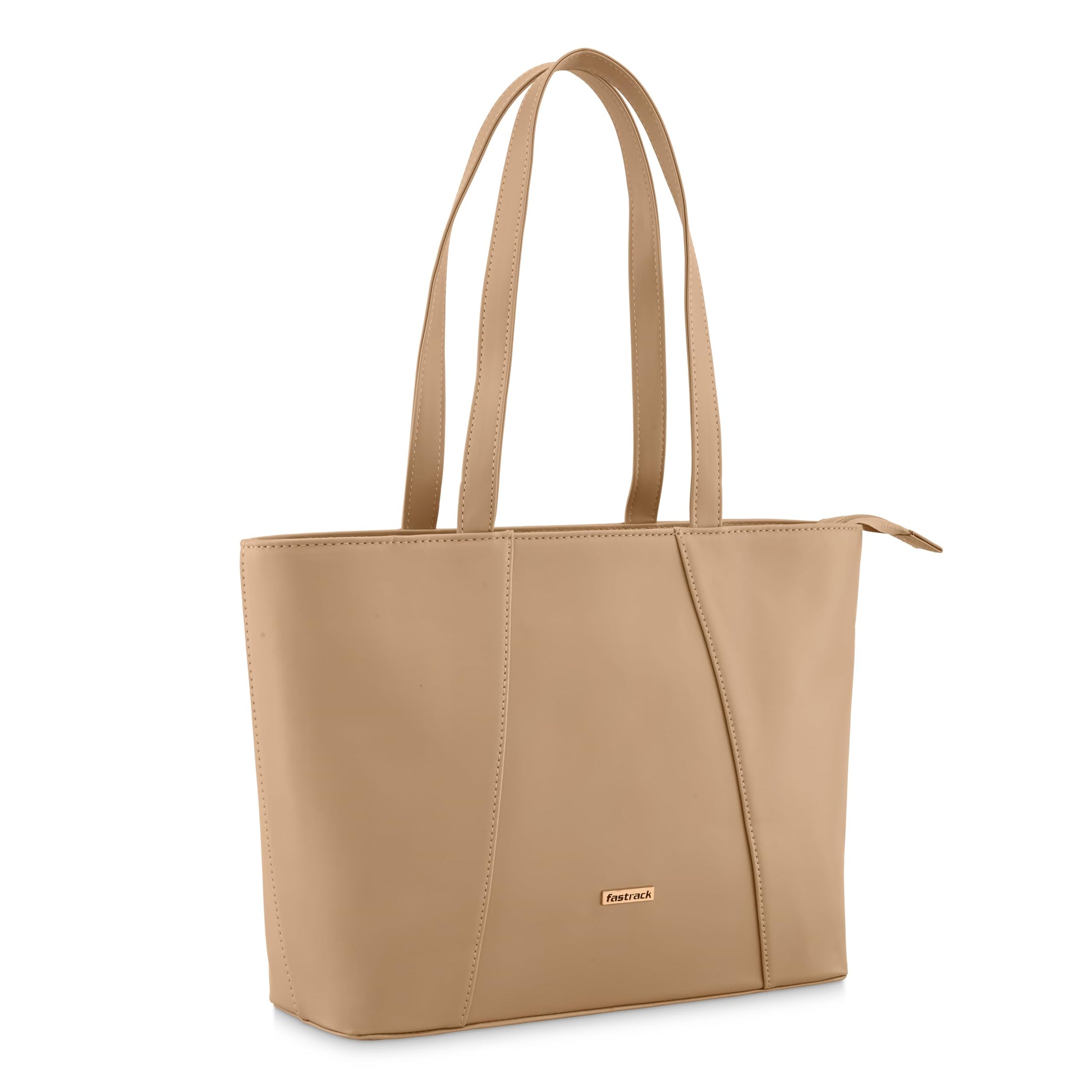 Fastrack Taupe Tote For Women 