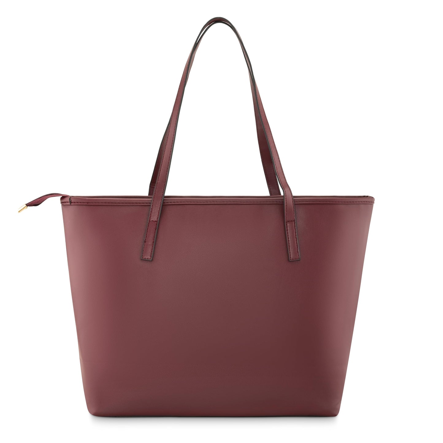 Fastrack Textured Burgundy Tote Bag For Women 