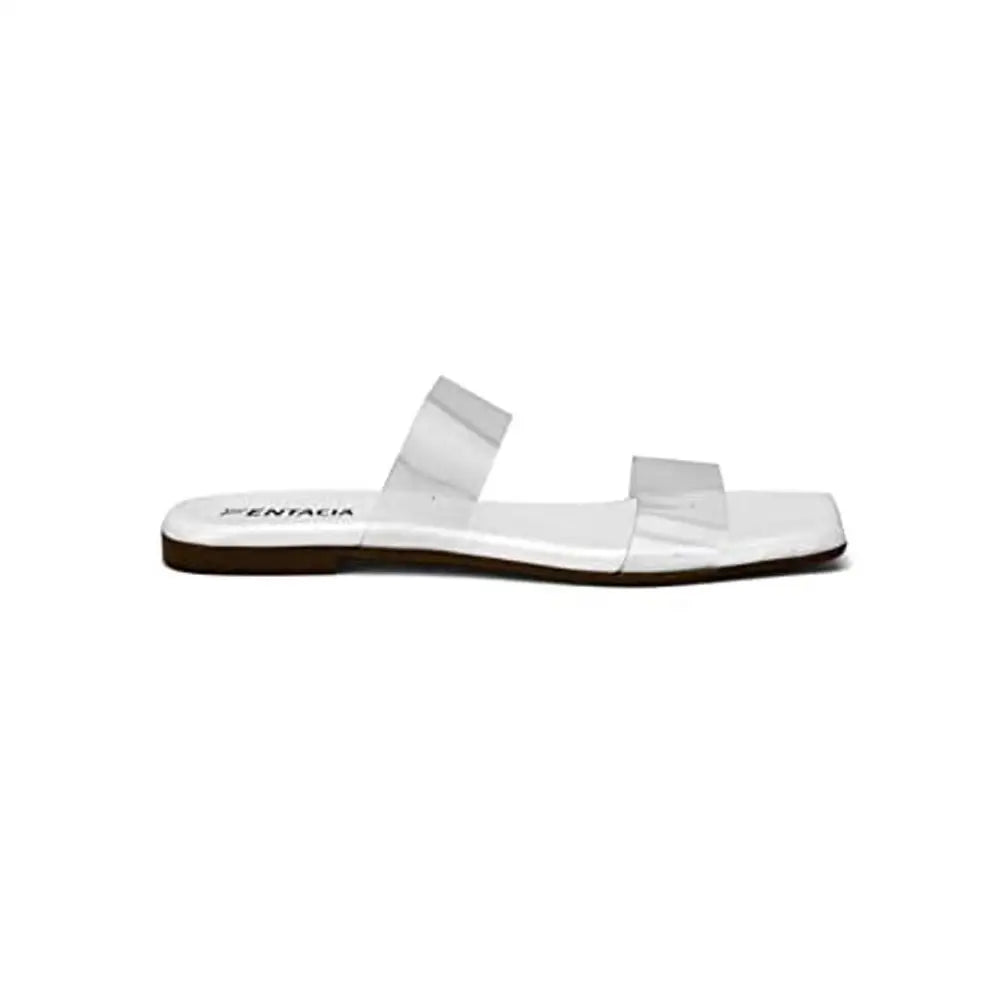 Fentacia Womens Transparent Synthetic Flats 