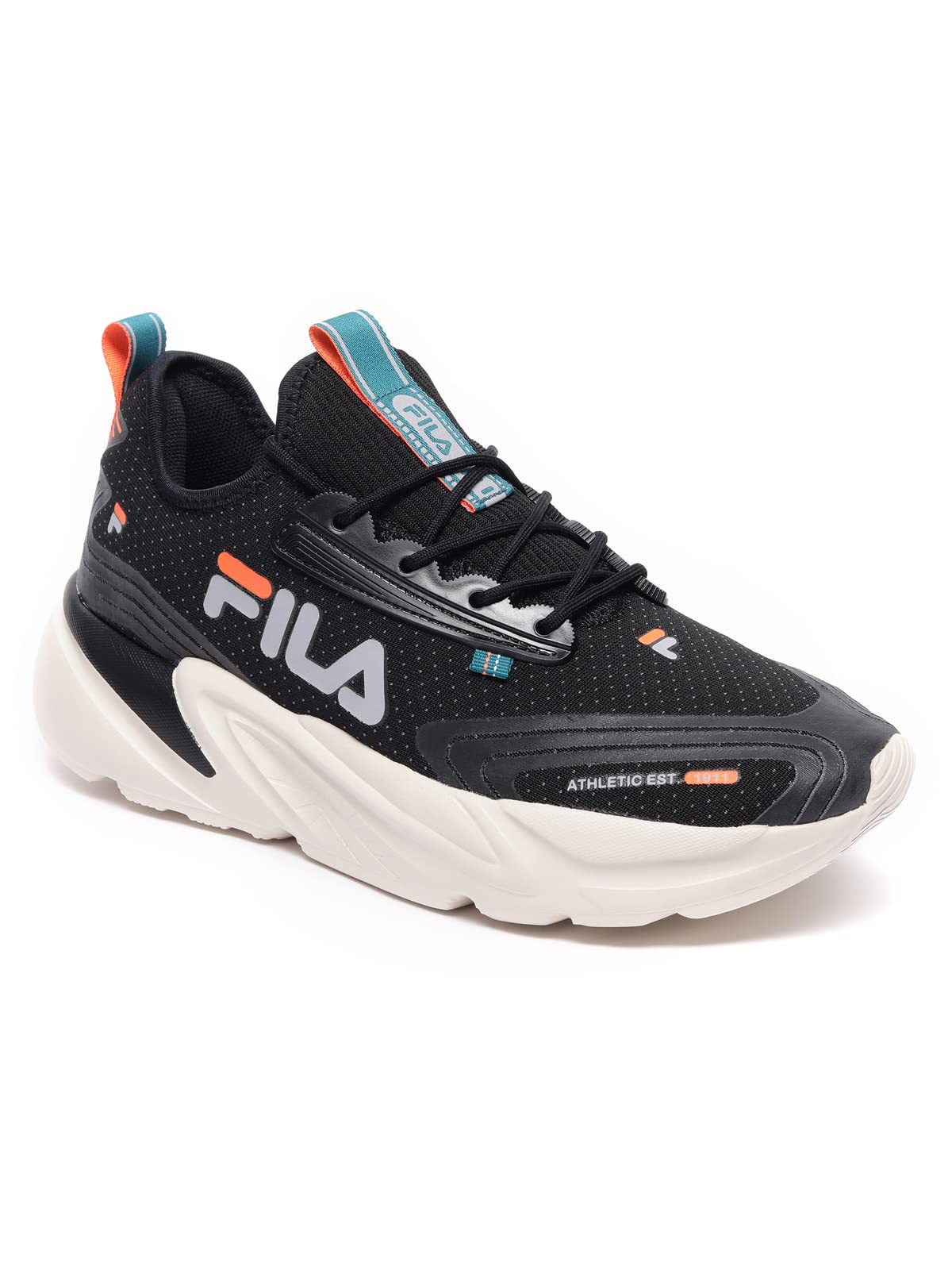 Fila Men's Charge BLK/BLU Oil/ORG Sneaker (11010259) 