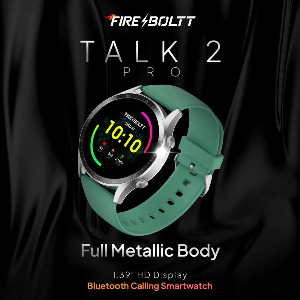 Fire-Boltt Talk 2 Pro Bluetooth Calling Smartwatch 1.39 TFT