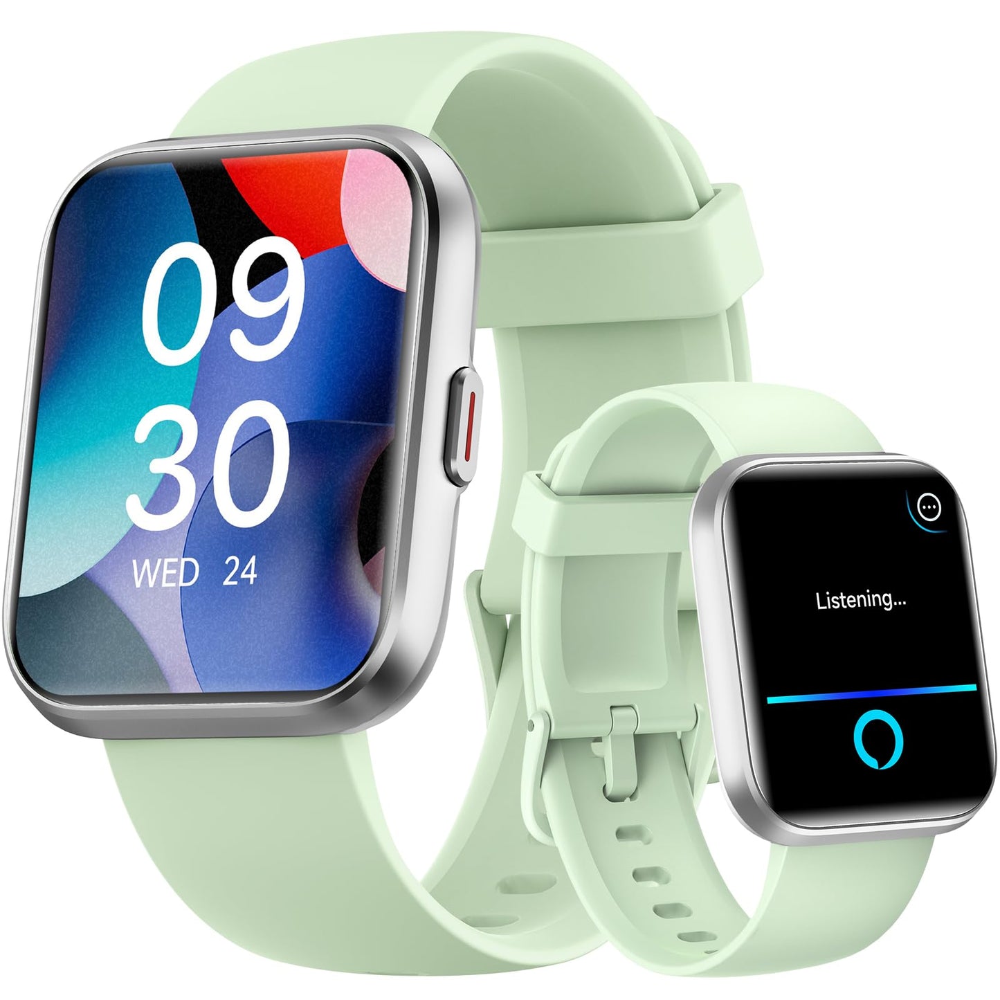 Fitpolo Smart Watches for Men/Women, 1.8&#39;&#39; Alexa Built-in Fitness Tracker Watch with Bluetooth Calls, IP68 Waterproof, Heart Rate/Sleep/SpO2/Stress Monitor, 110 Sport Modes for Android &amp; iPhone SaumyasStore