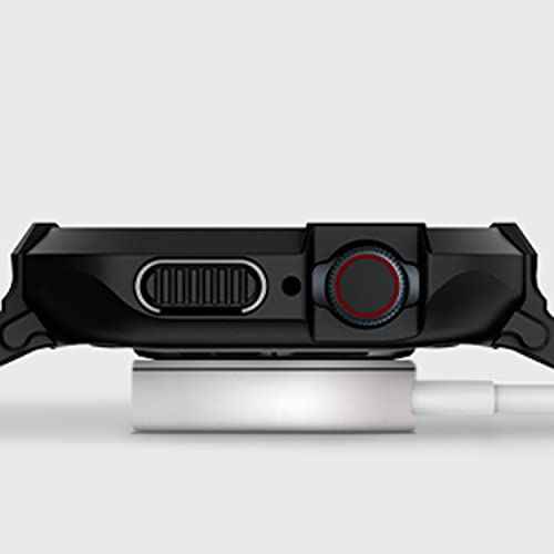 Fuel co Shock Proof Case with Strap Compatible with Apple Watch Series 7 45mm 6 SE 5 4 3 2 1 45mm 44mm 42 mm for iWatch Rugged Band Bumper Cover for All Around Edge Protection (Green) SaumyasStore