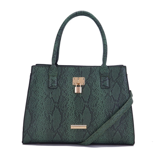 Giordano Satchel Bag For Women|Spacious Compartment With Zipper|Pu Leather Handheld Bag For Ladies, Green SaumyasStore